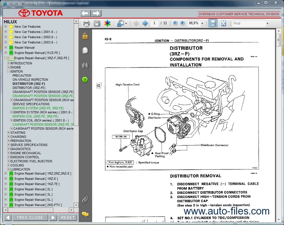 46 Free Toyota Hilux Repair Manuals Online Toyota 2l 3l 5l Digital